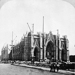 St. Patricks Cathedral Under Construction