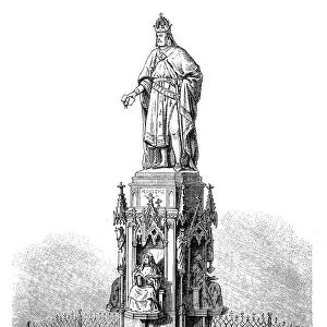Statue of Charles IV in Prague