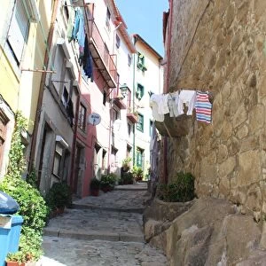 Street in the Ribeira district of Porto