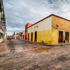 Streets of downtown Queretaro, Mexico