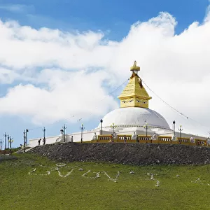 Stupa in Amarbayasgalant Monastery, Selenge Aimag, Mongolia