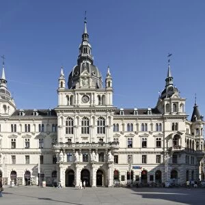 Town Hall, Hauptplatz square, Graz, Styria, Austria, Europe, PublicGround