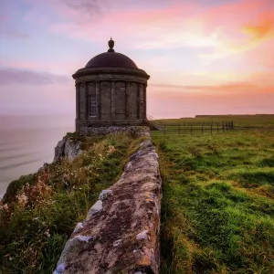 Mussenden Temple Print, Castlerock Coastline Mussenden Temple Print, Castlerock Coastline