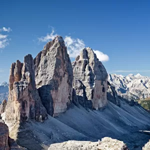 Tre Cime di Lavaredo, Three Peaks, Sesto, Alta Pusteria, Dolomites, Alto Adige, Italy, Europe