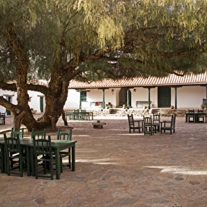 typical argentine courtyard