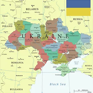 Ukraine Fine Art Print Collection: Maps