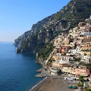 View on Positano (Unesco world heritage), on the Amalfi coast, Italy