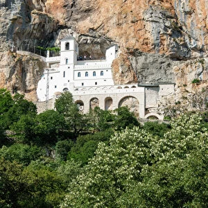View of the Upper Ostrog Monastery, Montenegro