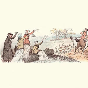 Waving farewell to the hunt, 19th Century