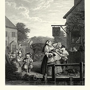 William Hogarth Four Times of the Day - Evening