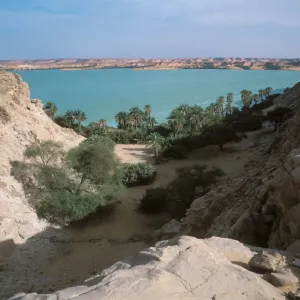 Yoa Lake, Ounianga Kebir, Tibesti-Ennedi, Sahara Desert, Chad