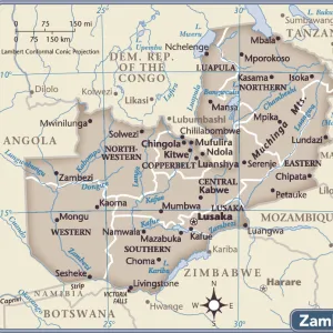 Zambia Poster Print Collection: Maps