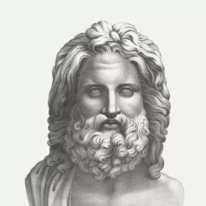 Zeus - supreme god of Greek mythology, published c. 1830
