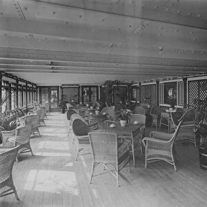 The Cunard liner Scythia Garden Lounge October 1921