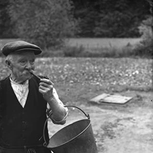 Farmer Tom Booker of Eynsford. 1938