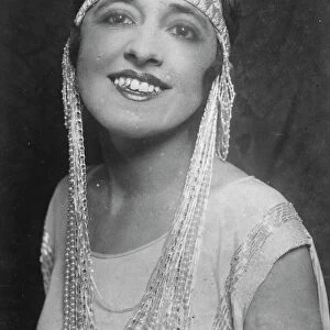 La Jolie Rhana, the famous dancer of the Palace Theatre, Paris. 6 December 1926
