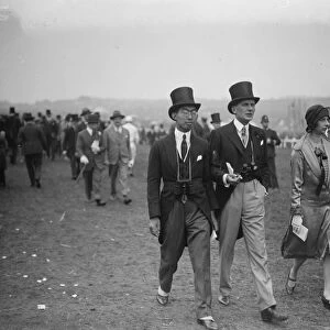 Ladies day at Epsom. Prince Chichibu of Japan. 4 June 1926