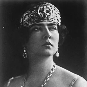 Latest portrait of Queen Maria of Yugoslavia. 9 January 1929