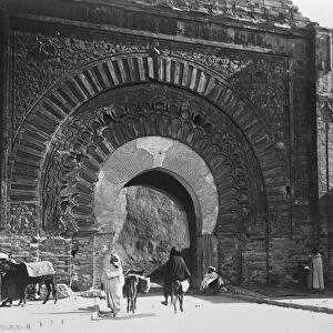 Marrakech ( Morocco City ) The Aganan ( Portuguese ) Gate. 16 October 1926