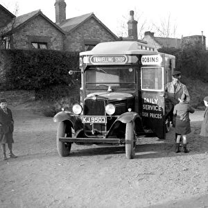 Mobile Shop: Robins Shop Bedford truck. 1933