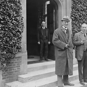 Mr Austen Chamberlain visits Mr Stanley Baldwin at Chequers 26 May 1923