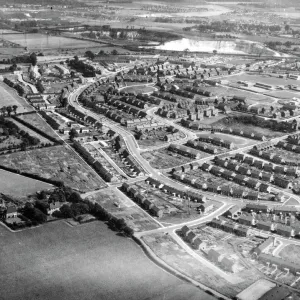 Aerial view Print of Joyce Green, Temple Hill Estate in Dartford, Kent Aerial view Print of Joyce Green, Temple Hill Estate in Dartford, Kent