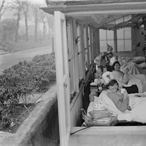 Patients at Livingstone Hospital in Dartford, Kent. 1936