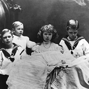 Prince of Wales five children, Princess Mary, Princes George, Henry, Albert