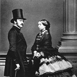 Queen Victoria and Prince Albert March 1861