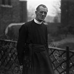 The Reverend William Evans, vicar of St Peters Church, De Beauvoir Square, London
