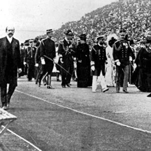 Royal Procession across Stadium, 1906 Olympic Games
