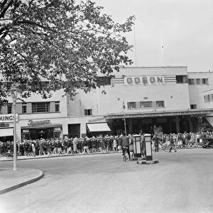 School children are treated to a film at the Odeon cinema in Sidcup, Kent. The