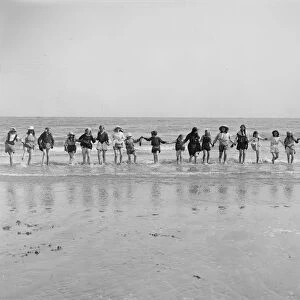 Seaside scenes at Hastings. Early 20th century