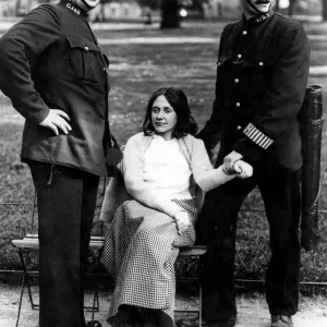 Votes for Women - Policeman with Suffragette Arrested in Hyde Park Print Votes for Women - Policeman with Suffragette Arrested in Hyde Park Print