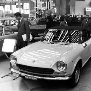 Turin Motor Show, the 48th Annual Italian Motor Show. Seen here the Fiat 124 Sport