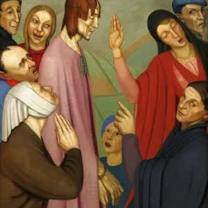 Christ Mocked Print, Oil on canvas Christ Mocked Print, Oil on canvas