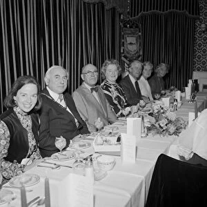 Newquay Old Cornwall Society / Federation of Old Cornwall Societies dinner, Newquay, Cornwall. 1978 or possibly 1977