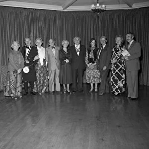 Newquay Old Cornwall Society / Federation of Old Cornwall Societies dinner, Newquay, Cornwall. 1978 or possibly 1977