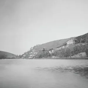 Print of Looe River, Cornwall, 1890s Print of Looe River, Cornwall, 1890s