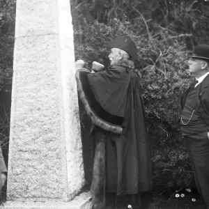 Marcando los límites, Truro, Cornualles. 1917 Marcando los límites, Truro, Cornualles. 1917
