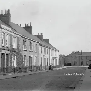 Calle St Georges, Truro, Cornualles. Principios de 1900 Calle St Georges, Truro, Cornualles. Principios de 1900