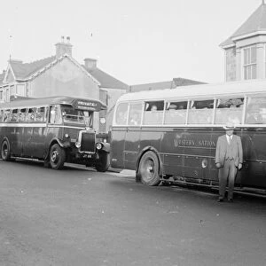 Western National buses, Redruth, Cornwall. 1926-1940