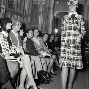 Print of Claude Pompidou at 1969 Chanel Fashion Show Print of Claude Pompidou at 1969 Chanel Fashion Show