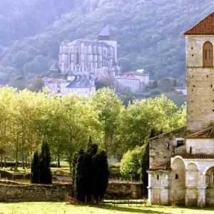 View of Basilica of Saint-Just de Valcabrere