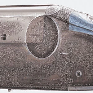 A 12-bore single-trigger over-and-under sidelock ejector gun (steel & wood)