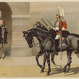 The 1st Life Guards (colour litho)