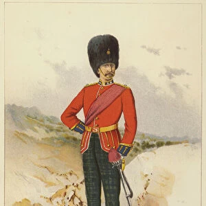 The 21st, Royal Scots Fusiliers (colour litho)