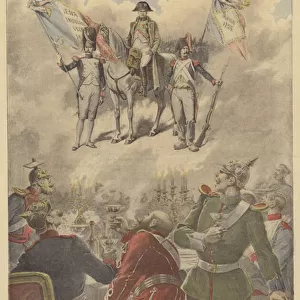 25th anniversary of the Franc-Prussian War (colour litho)