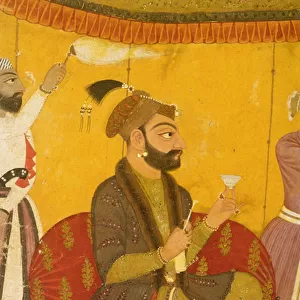 47. 110 / 359 Gosain Narayan takes poison in the presence of Emperor Jahangir, Nurpur