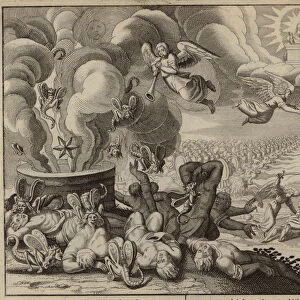 The abyss and the locusts (engraving)
